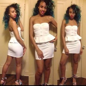 Planet Gold beige mini dress. Size small. NWT